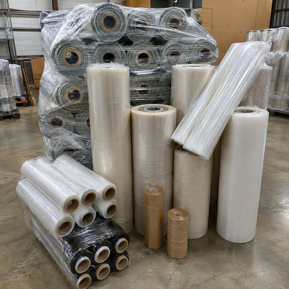 Opakowania foliowe do zastosowań przemysłowych i magazynowych